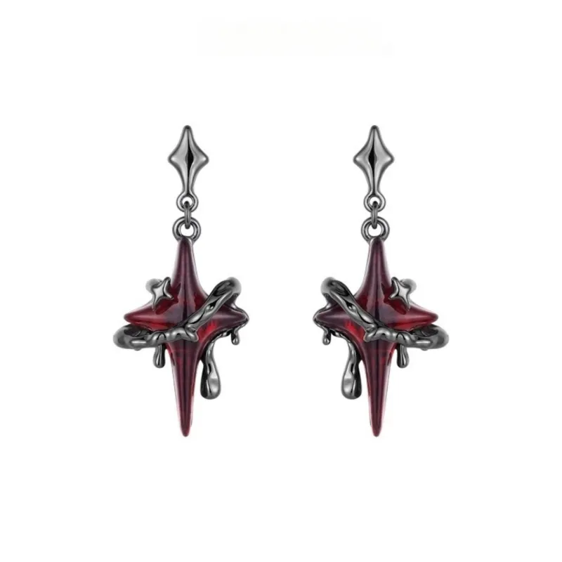 KING OF BLING 925 Sterling Silver Pin, Alloy, Resin Earrings Unisex-0