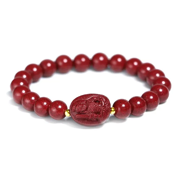 Inkopper Imitation Cinnabar Bracelets Unisex-10