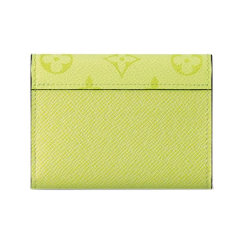 LOUIS VUITTON Victor Cow Leather Wallet Women's Lemon-2