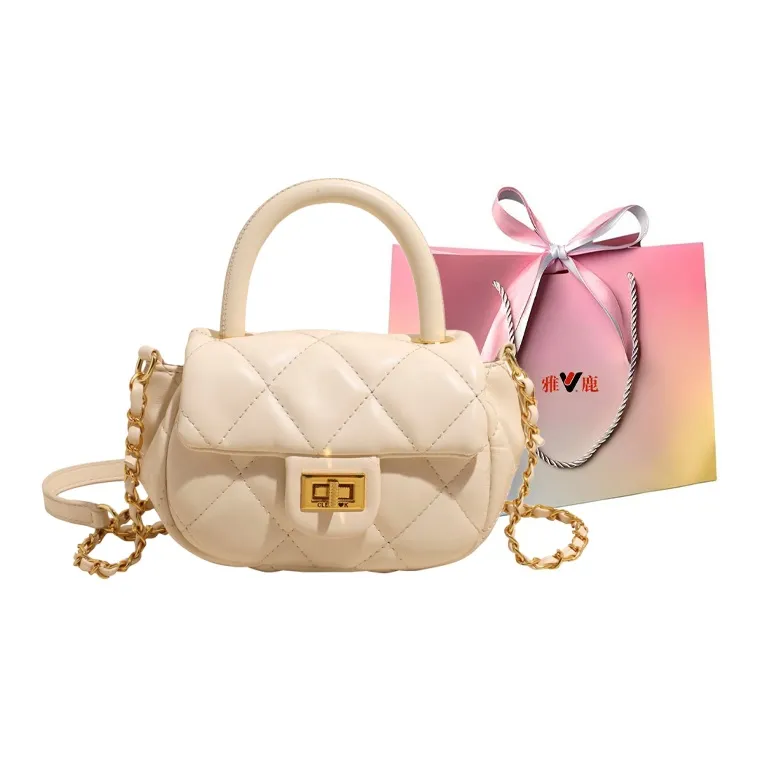 Yalu PU One Shoulder Handbag Women's Black/Blue/Ecru/Pink-14