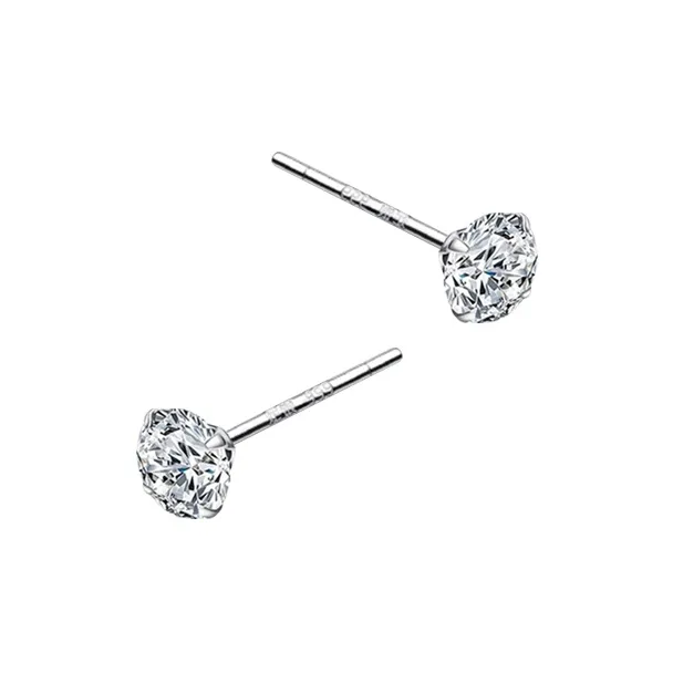 SUYG S999 Fine Silver Stud Earrings Women's-6