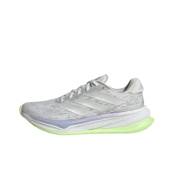 Adidas Supernova Slip Resistant Breathable Low Top Running Shoes Women's Silver