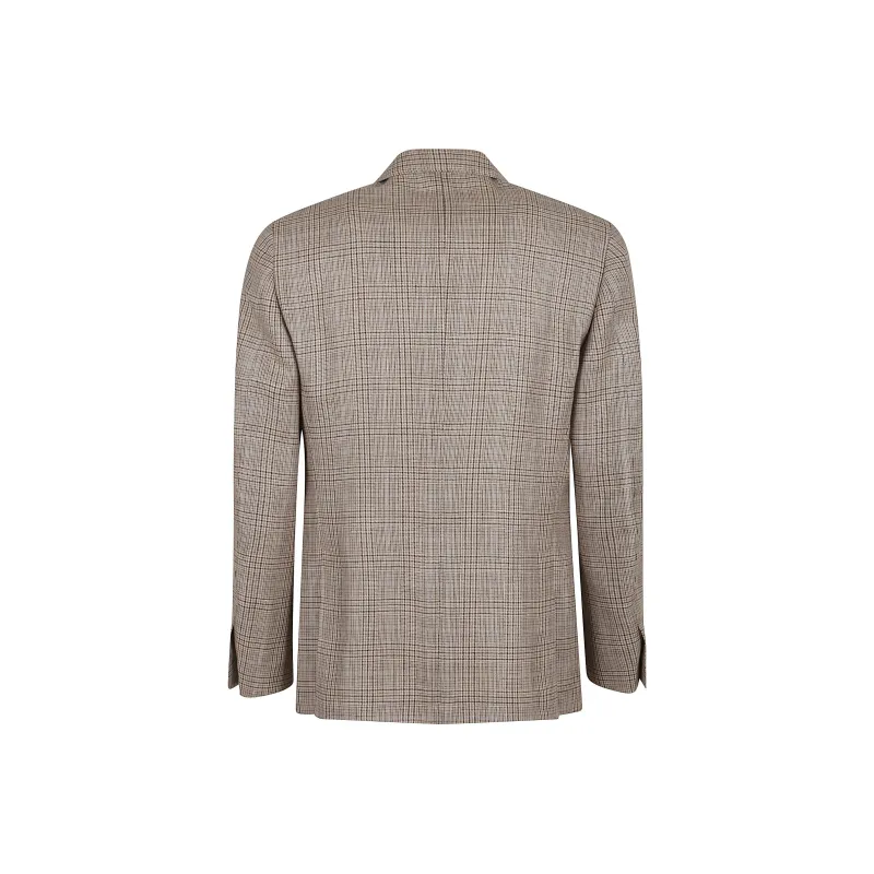 LARDINI Prince Of Wales pattern Blazer-1