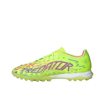 Adidas PREDATOR PRO TF Rubber Broken Studs Anti Slip Wear Resistant Soccer Shoes Unisex Lemon