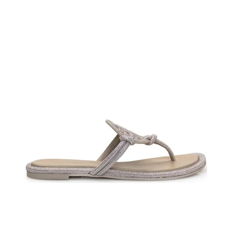 TORY BURCH Miller Rubber Sole Slip Resistant Flip Flops Women's Brown-1