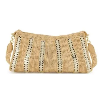 Paco Rabanne Raffia Handbag Women's Beige