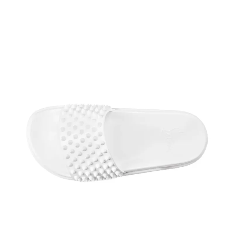 CL LUBOTING Slide Slippers Women's White-4