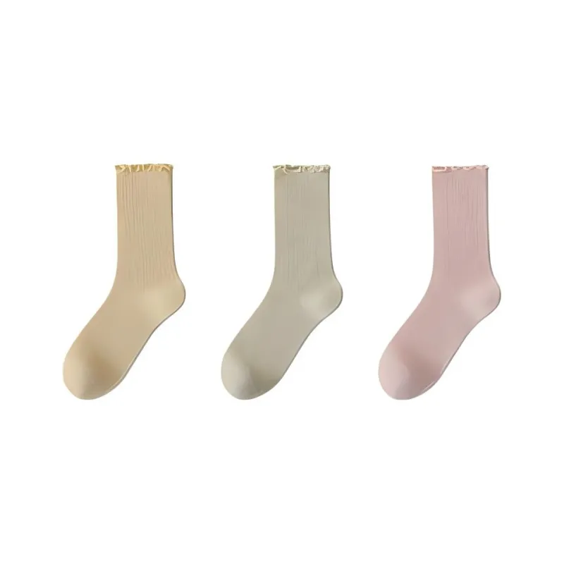 Temooues Mid Calf Socks Women's Combo Set-8