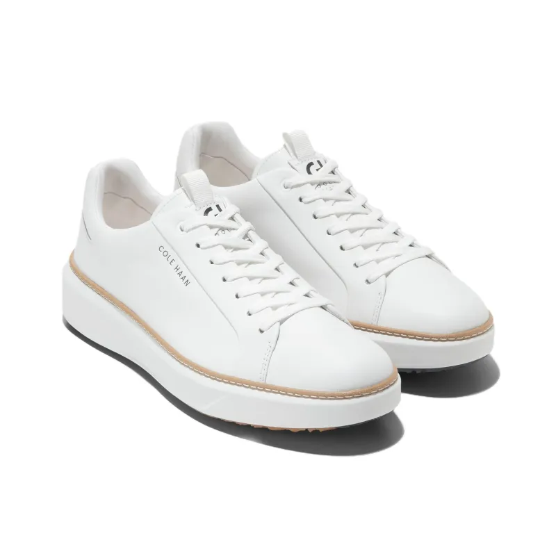 COLE HAAN Abrasion Resistant Slip Resistant Low Top Skateboard Shoes Men's White Box-1