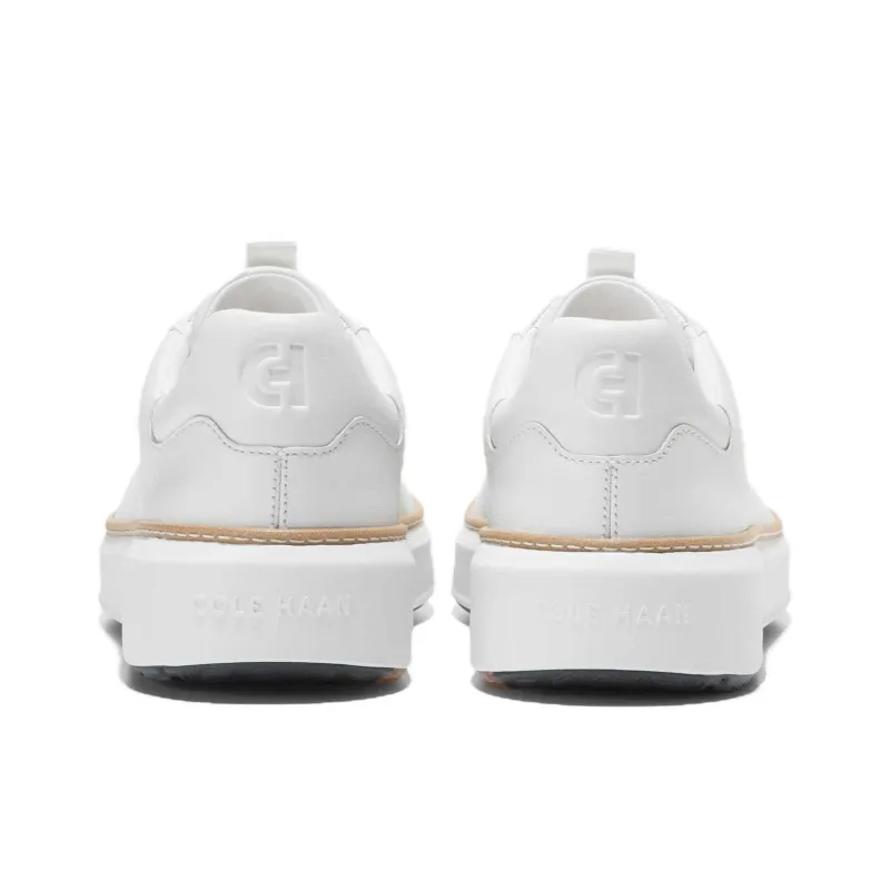 COLE HAAN Abrasion Resistant Slip Resistant Low Top Skateboard Shoes Men's White Box-3