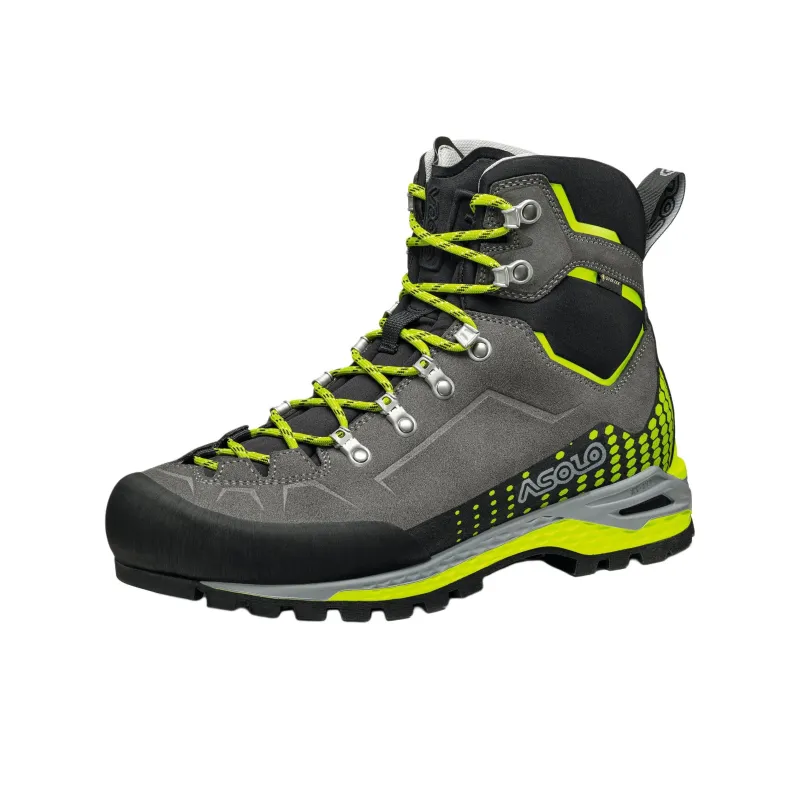 ASOLO Outdoor Boots Men Gray/Black/Green-0