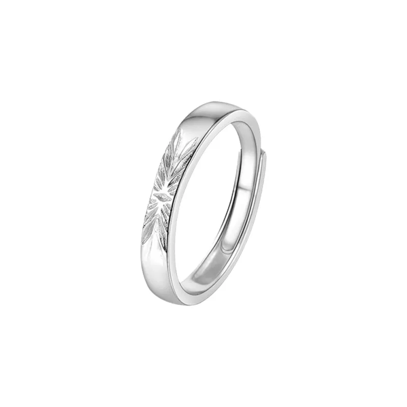 VIVIWELL 999 Fine Silver Rings Unisex-7