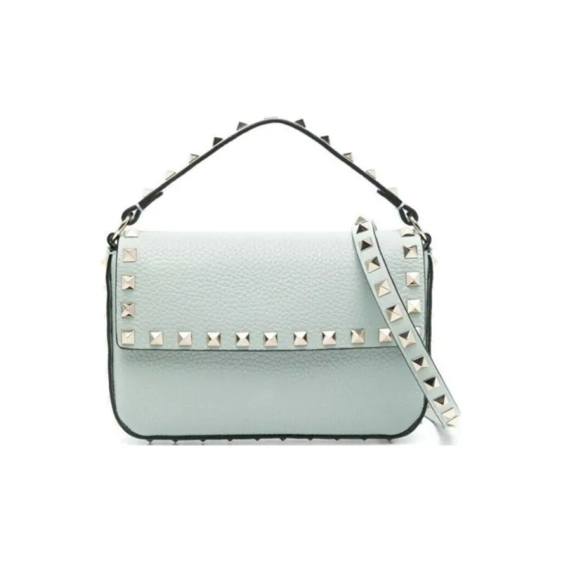 Valentino Leather One Shoulder Handbag Women's Mint Green-0