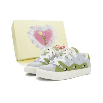 FULLXUAN Low Top Skateboard Shoes Women's Mint Cake