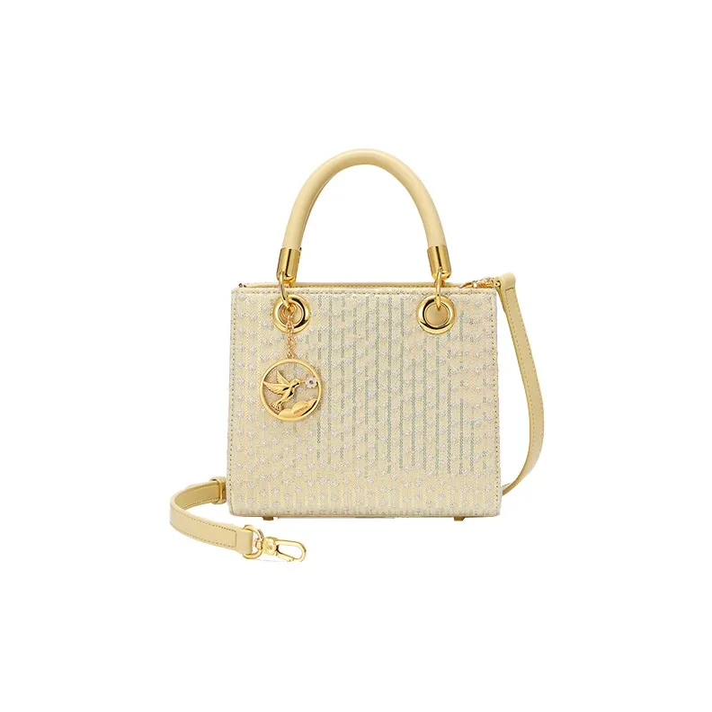 JUST STAR Synthetic Leather Crossbody Bag Regular Women's Yellow-0