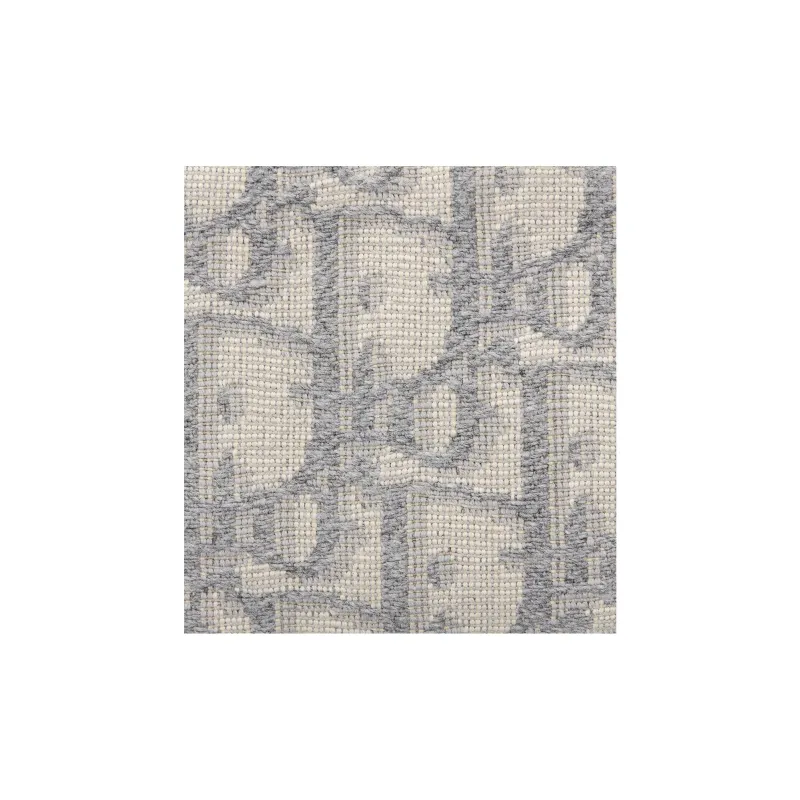 DIOR Travel Cotton Key Pouch Women's Gray-3