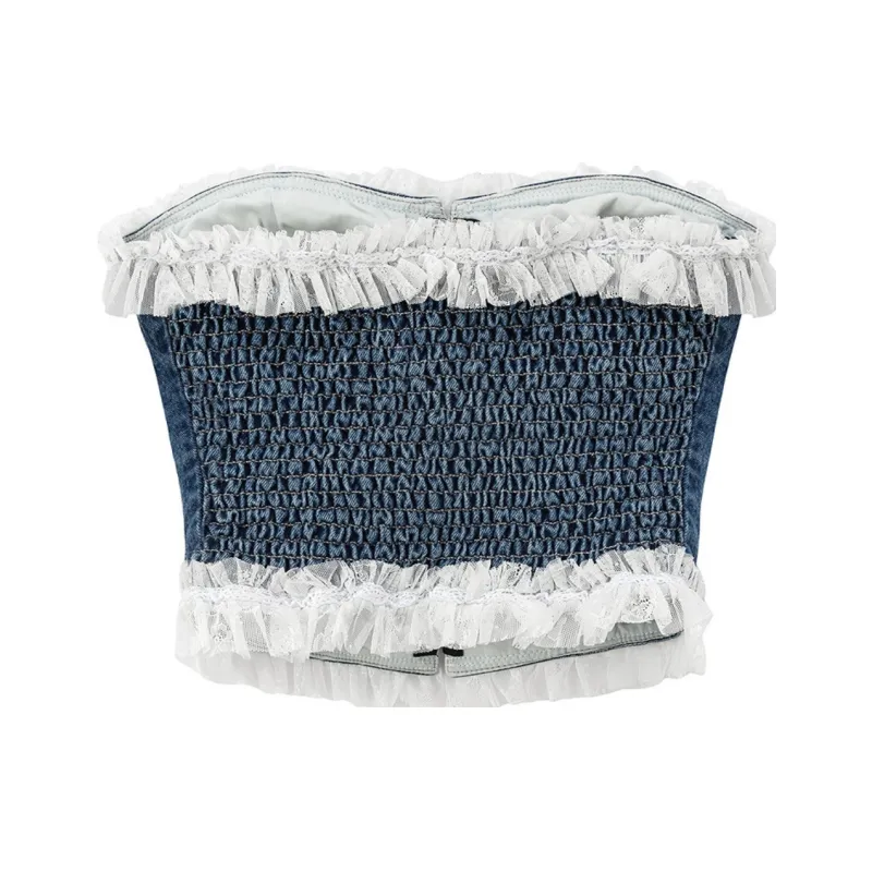 CHUU Tank Top Women's Dark Denim Blue-1