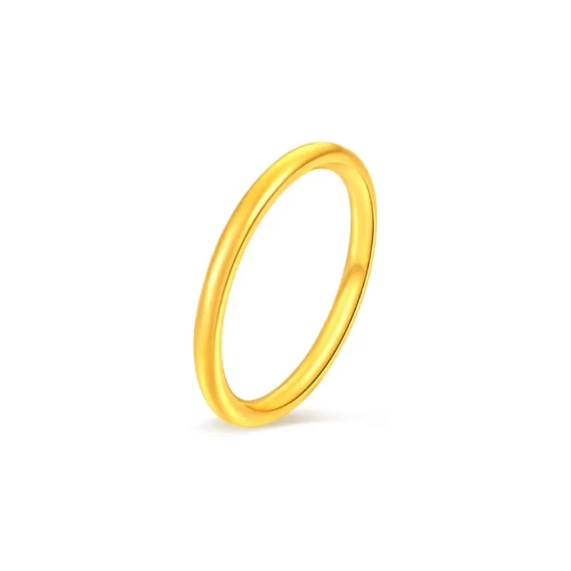 FANSHINER 18K Gold/Copper Alloy Surface Gold Plated Rings Unisex-0