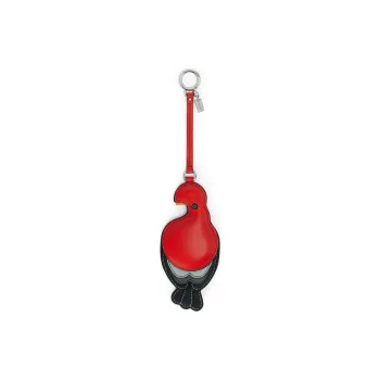 TUMI Leather Bag Accessory Unisex Red