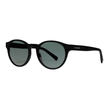 COACH Round Sunglasses Men's Black