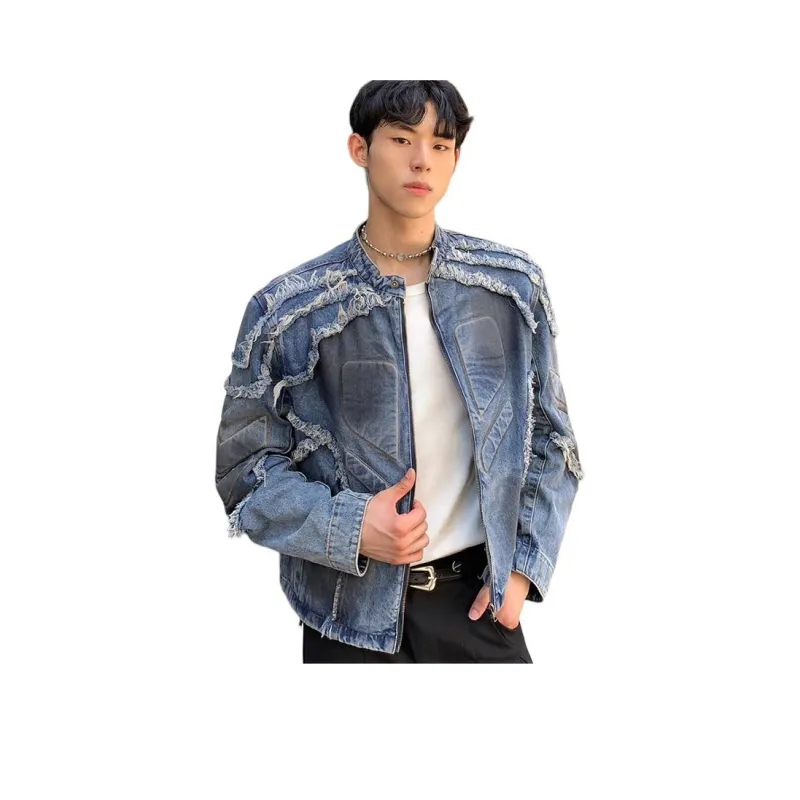 TESTUNG Classic Denim Jacket Unisex-16