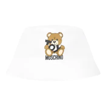 MOSCHINO Cotton Bucket Hats Kids' White