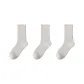 [3 Pack Ruffle/Mesh Breathable]3 Pack White