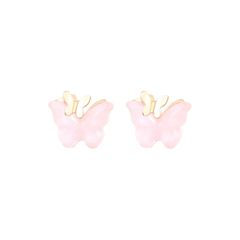 QIANFANGDAHUANGYE Resin S925 Sterling Silver Stud Earrings Women's-0