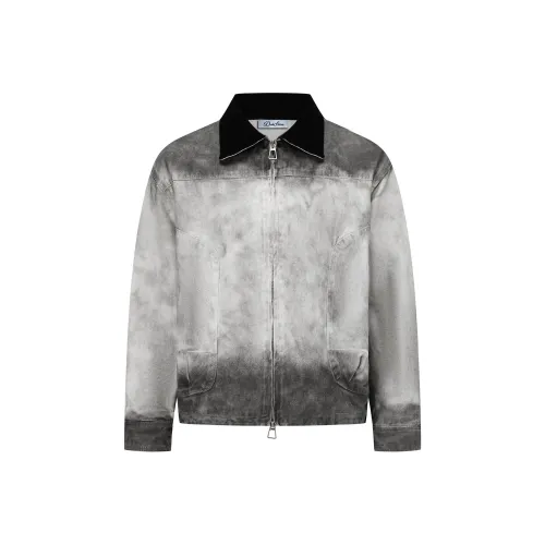 DOH STORE Denim Jacket Unisex White Gray