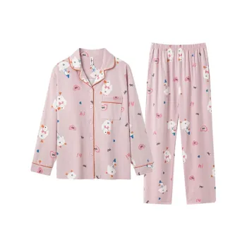 ZAO FU NIAO Pajama Set Women's Soothing Powder