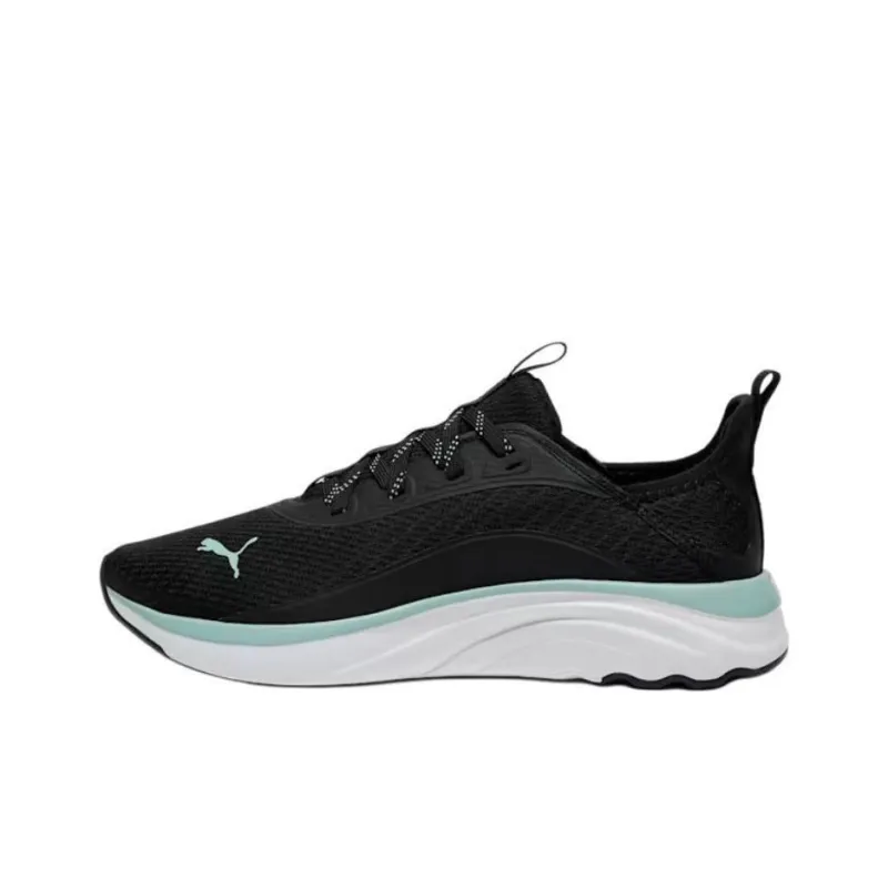 PUMA Softride Sophia Anti Slip Wear Resistant Low Top Running Shoes Women's Black-0