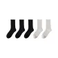 [5 Pack Ruffle/Mesh Breathable]3 Pack Black+2 Pack White