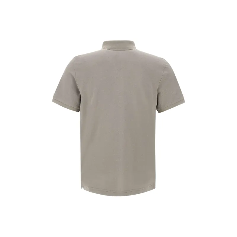 Moose Knuckles Logo Plaque Short Sleeved Polo Shirt-1