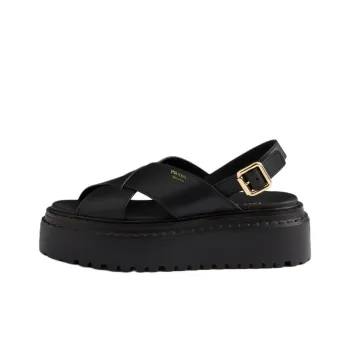 PRADA One Strap Sandals 5.5cm Women's Black
