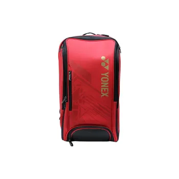 YONEX Badminton Racket Bags Can Hold 3 Rackets Casual Sports Backpack Red Black Unisex