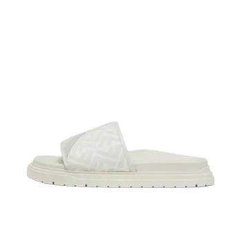 FENDI Slide Slippers Men's White