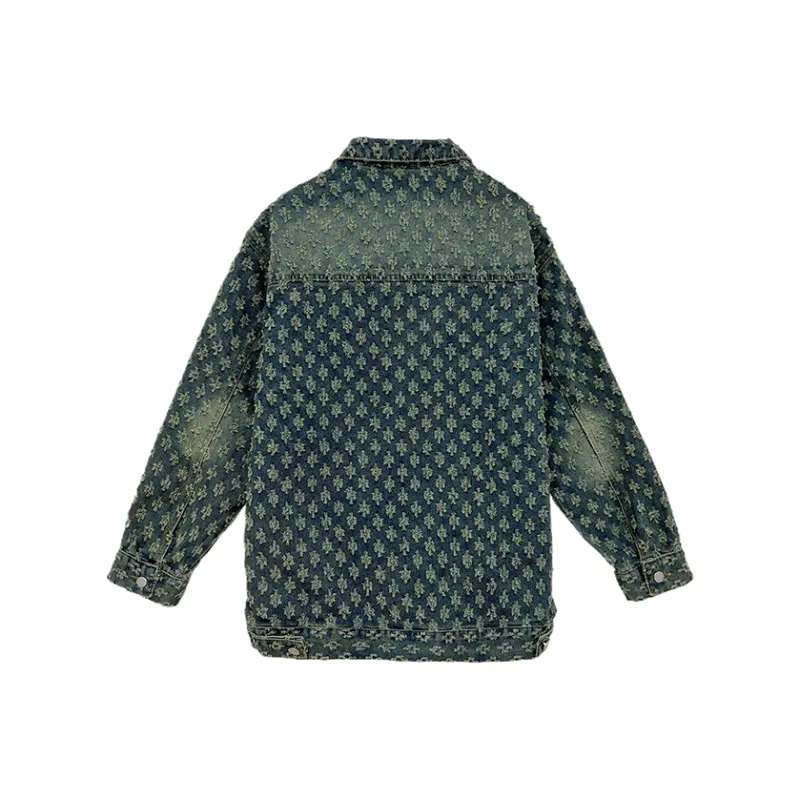 Icicofficial Denim Jacket Women's Blue Monogram-1