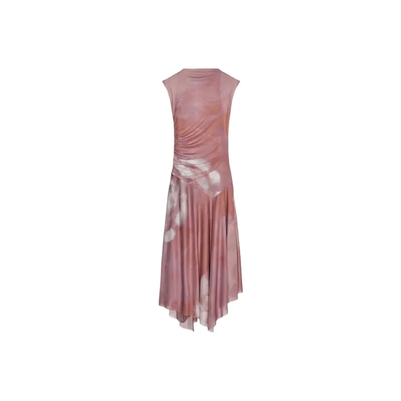 ZARA Sleeveless Dress Women's Pink-1