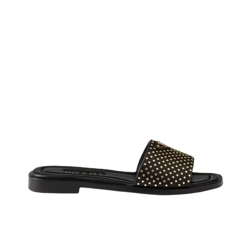 PRADA Slide Slippers Women's Black-1