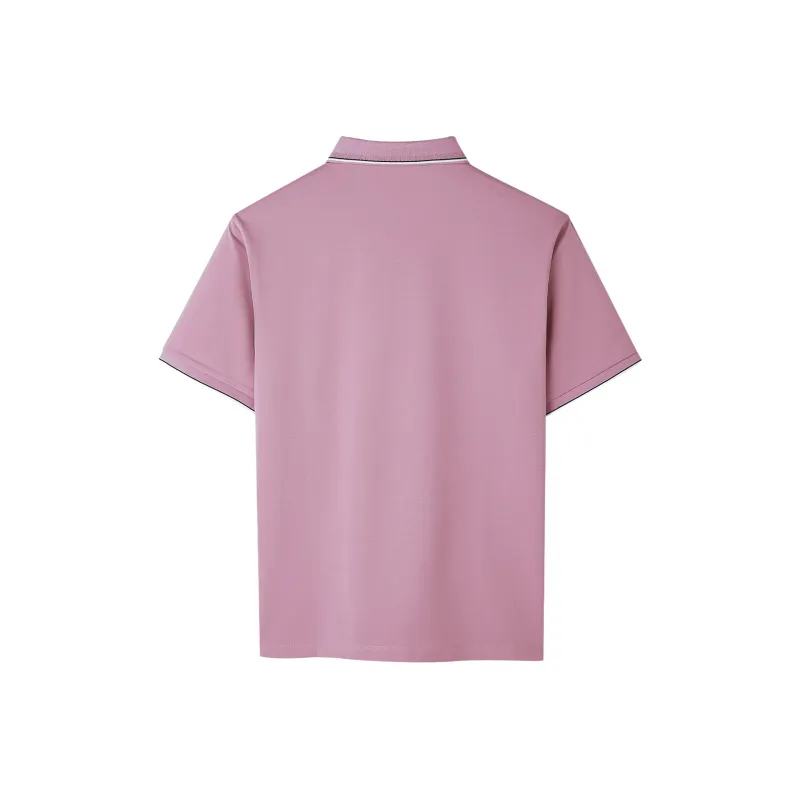 HLA Polo Shirts Men Pink 06-1