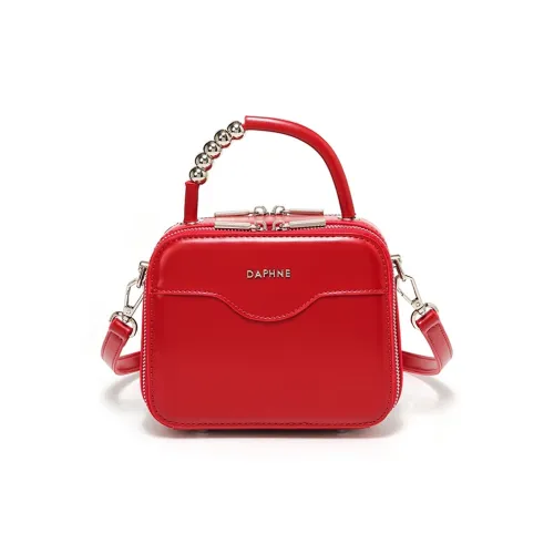 DAPHNE PU Box Bag Handbag Regular Women's Red