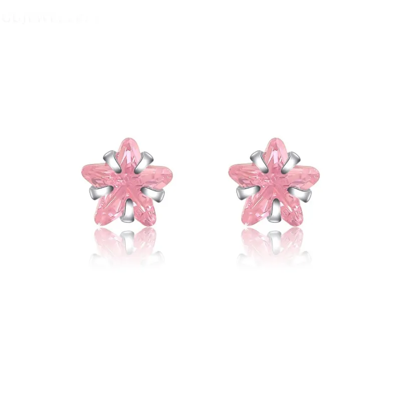 Inkopper 990 Silver Stud Earrings Women's-0
