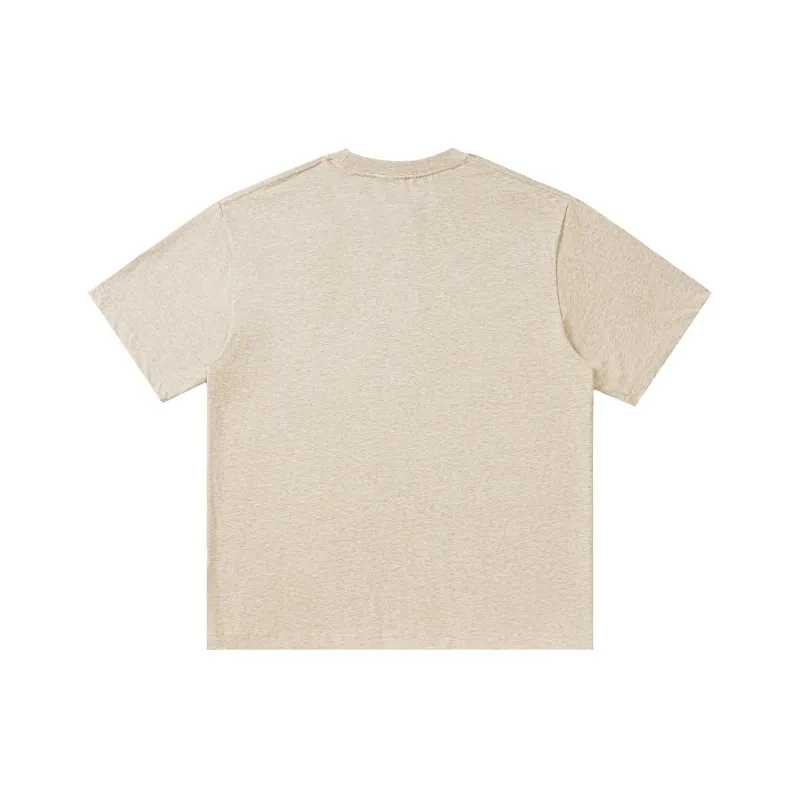 ZMOH T-Shirt Unisex Linen Brown-1