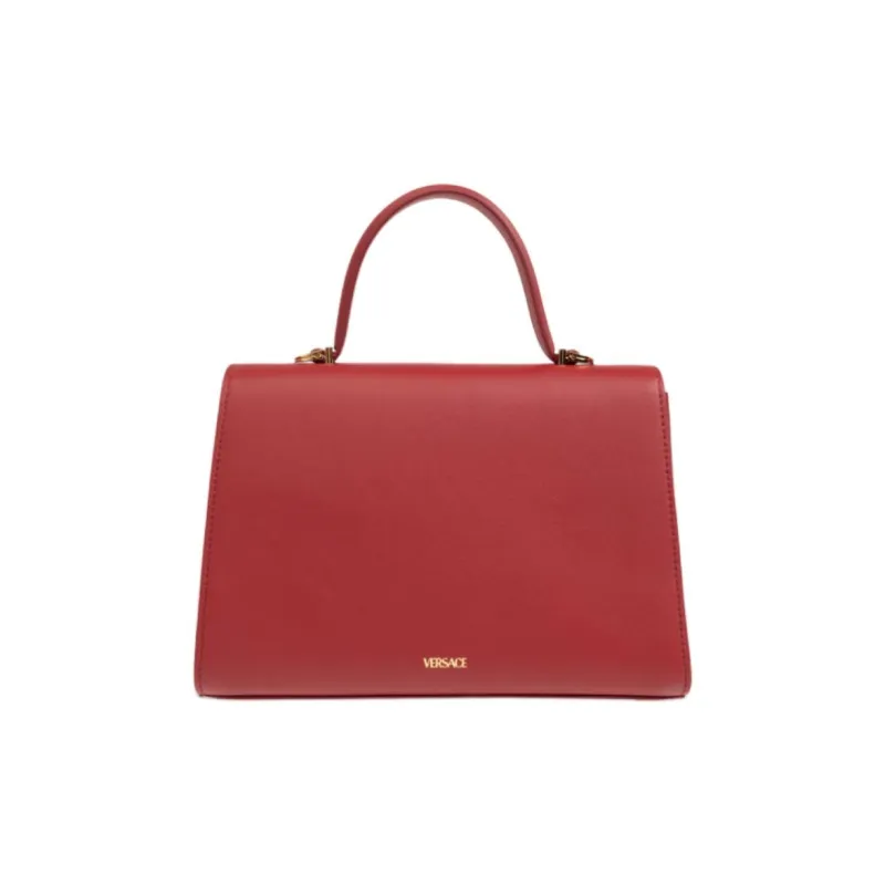 VERSACE Calfskin One Shoulder Handbags Women's Red-2