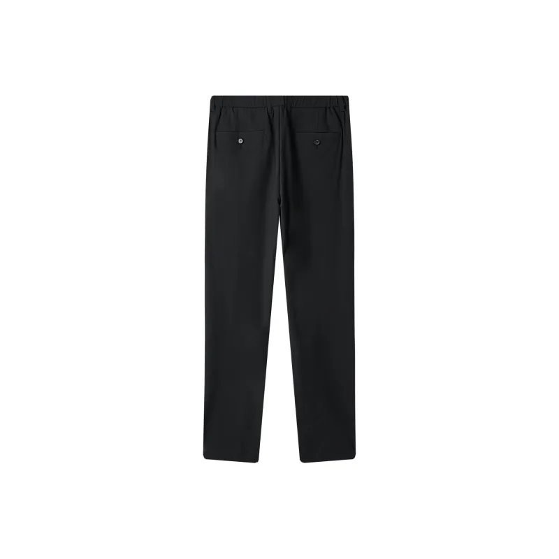 HLA Casual Pants Men's Navy Blue Pattern B5-1