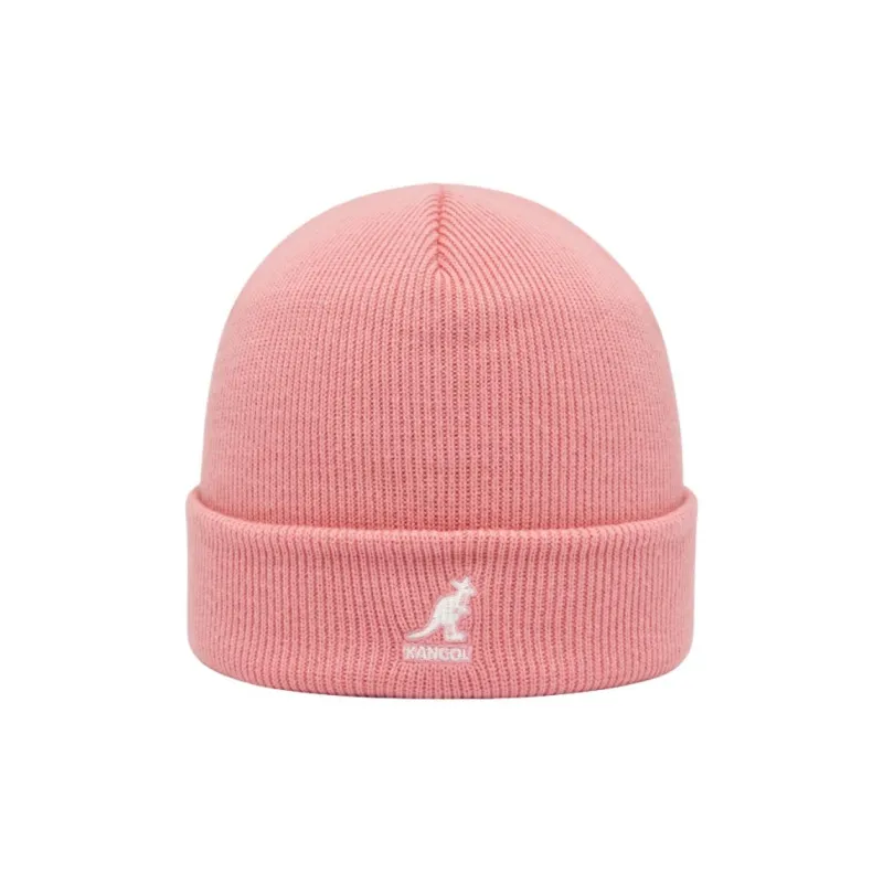 KANGOL Acrylic Beanies Unisex Pink-1