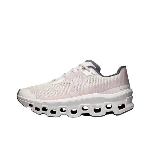 On Running CloudmOnster Void Ivory Wolf Women's