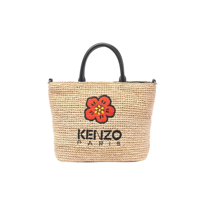 KENZO Logo Embroidered Top Handle Bag-0