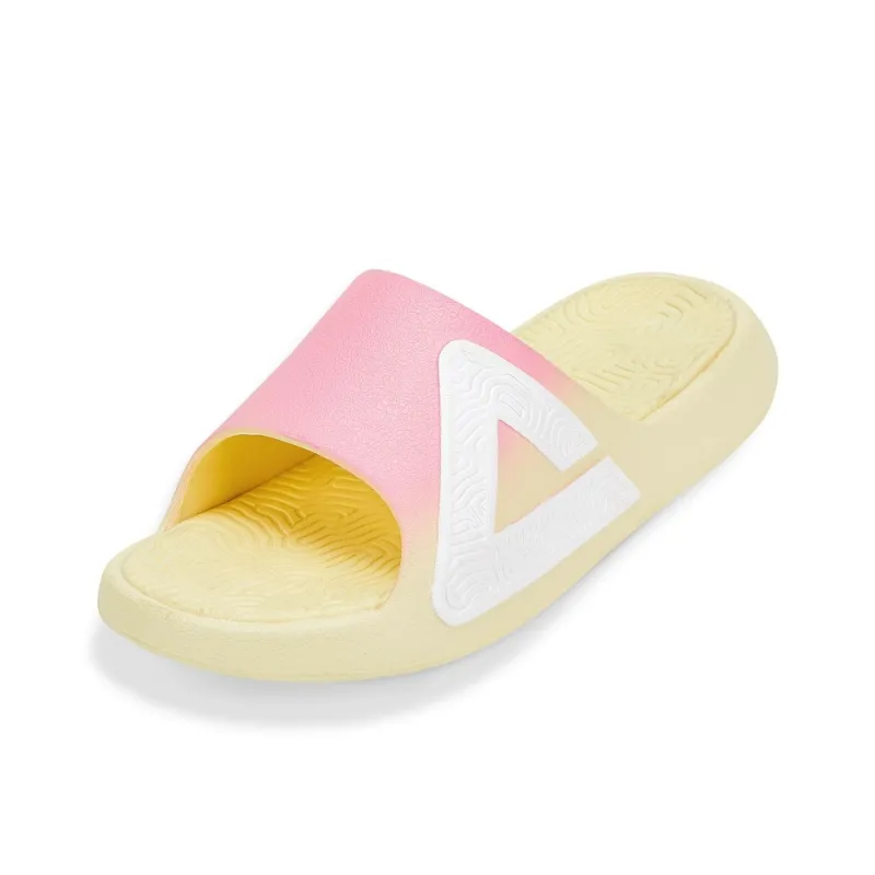 PEAK State Pole Guochuang Slippers Slip Resistant Odor Resistant Abrasion Resistant Slide Slippers Unisex Yellow Pink-5