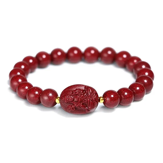 Inkopper Imitation Cinnabar Bracelets Unisex-8